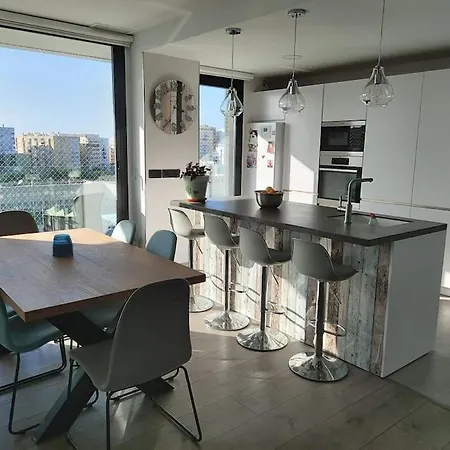 Апартаменты Torre D'arenas, Playa Victoria, Piscina Y Parking Кадис